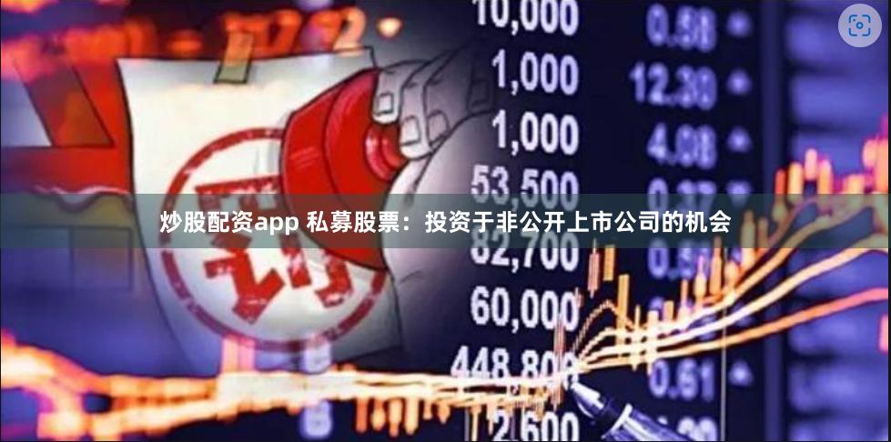 炒股配资app 私募股票：投资于非公开上市公司的机会
