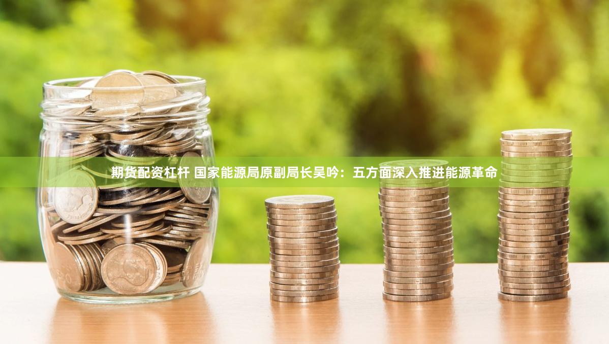 期货配资杠杆 国家能源局原副局长吴吟：五方面深入推进能源革命