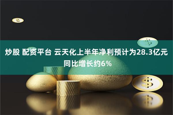 炒股 配资平台 云天化上半年净利预计为28.3亿元 同比增长